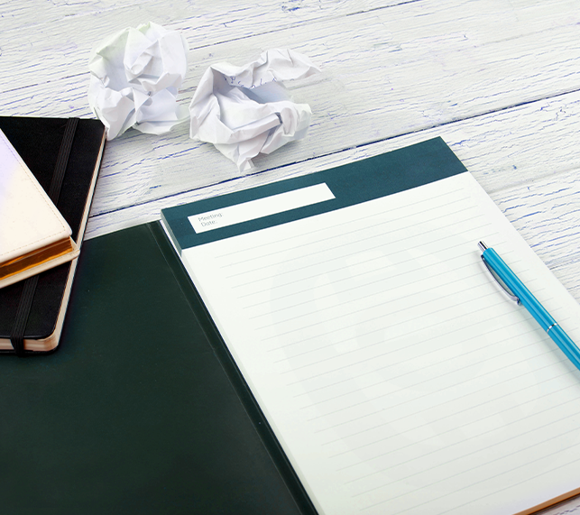 Image of Note Book with Pen